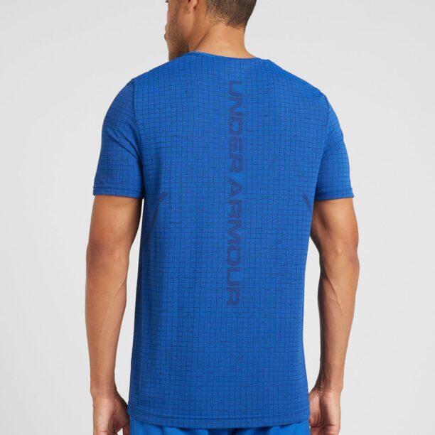 Cumpăra UNDER ARMOUR Tricou funcțional 'Grid'  albastru / bleumarin / albastru deschis