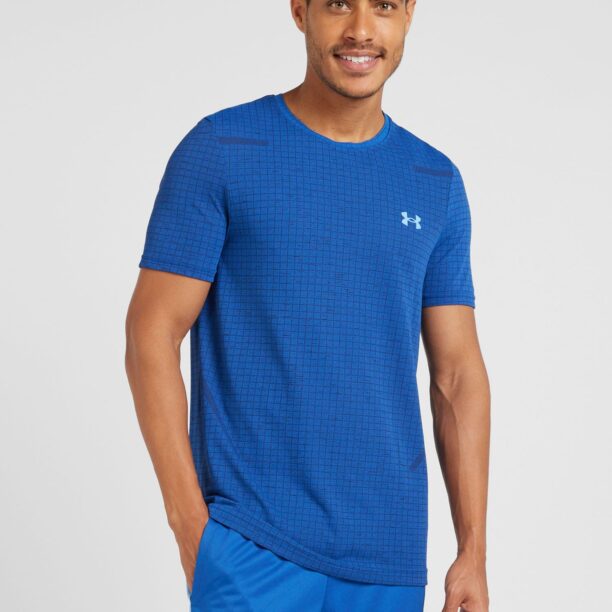 Preţ UNDER ARMOUR Tricou funcțional 'Grid'  albastru / bleumarin / albastru deschis