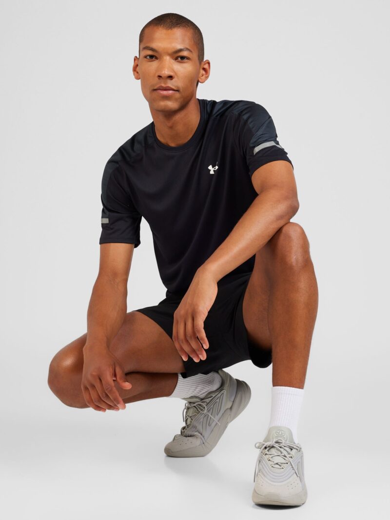 UNDER ARMOUR Tricou funcțional 'Utility'  albastru amestec / gri / negru / alb preţ