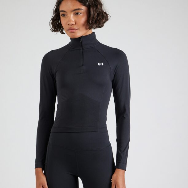 UNDER ARMOUR Tricou funcțional 'Vanish'  negru / alb