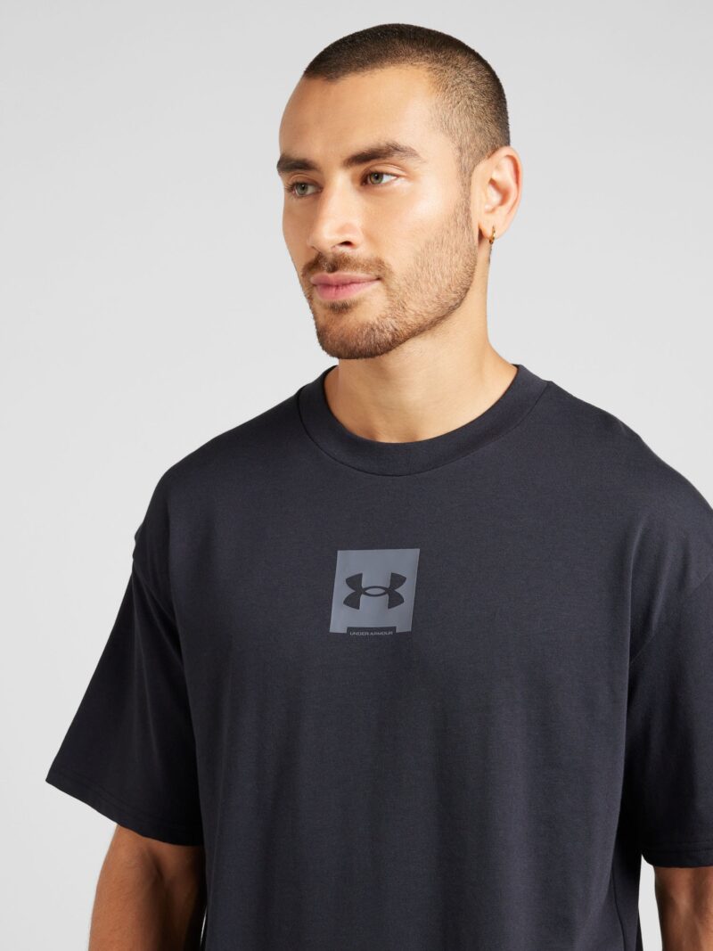 UNDER ARMOUR Tricou funcțional  gri / negru