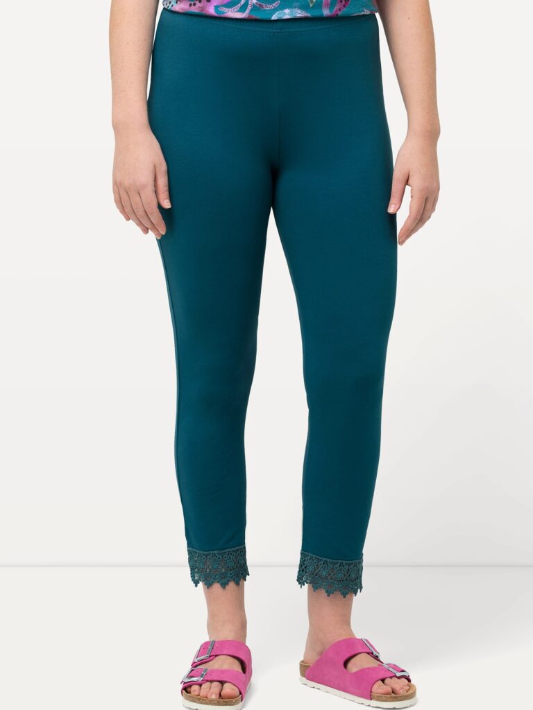 Ulla Popken Leggings  verde petrol