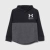 Under Armour bluza copii Boys Rival Terry culoarea negru