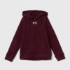 Under Armour bluza copii UA Rival Fleece culoarea bordo