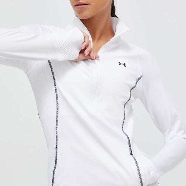 Under Armour hanorac de antrenament culoarea alb