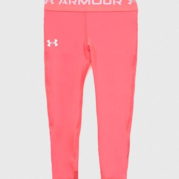 Under Armour leggins copii culoarea roz