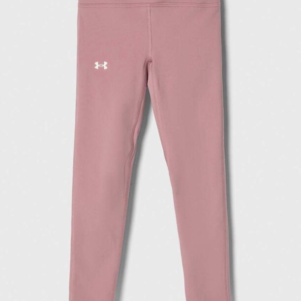 Under Armour leggins copii culoarea roz