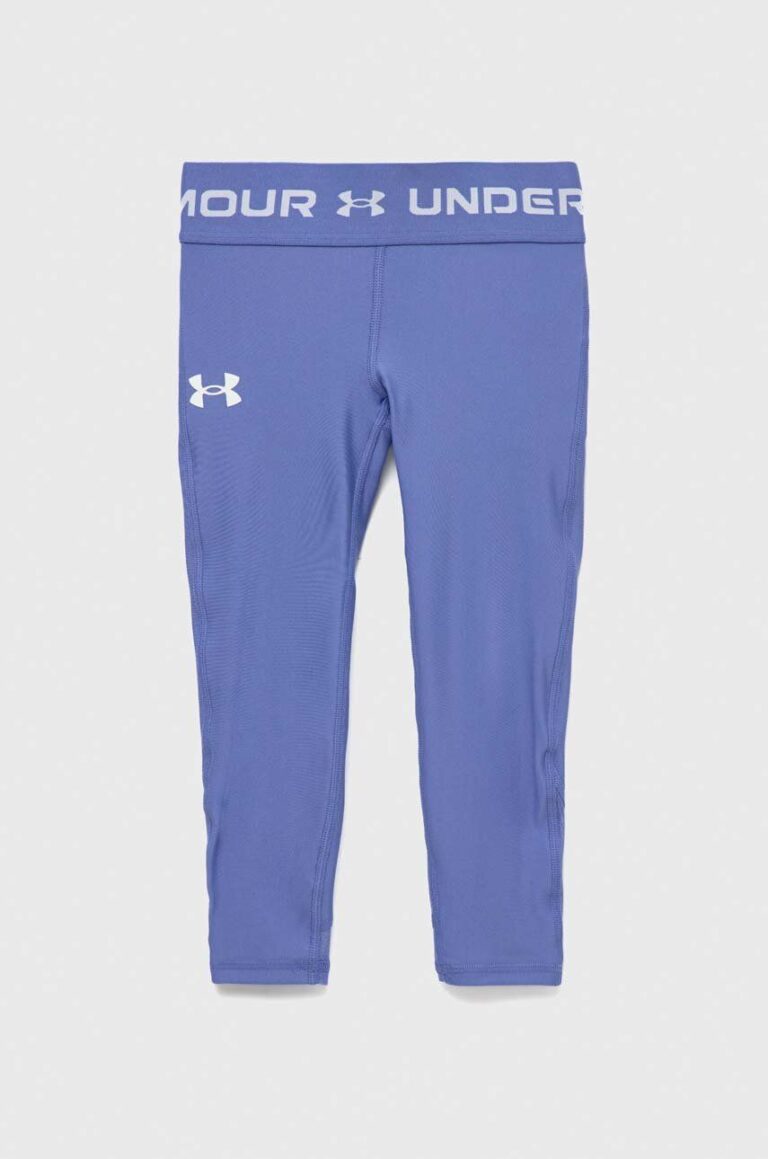 Under Armour leggins copii culoarea violet