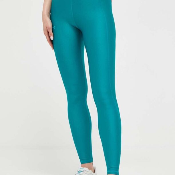 Under Armour leggins de antrenament Armour Branded culoarea verde