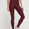 Under Armour leggins de antrenament HG Armour HiRise culoarea bordo