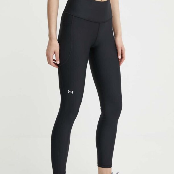 Under Armour leggins de antrenament HG Armour HiRise culoarea negru