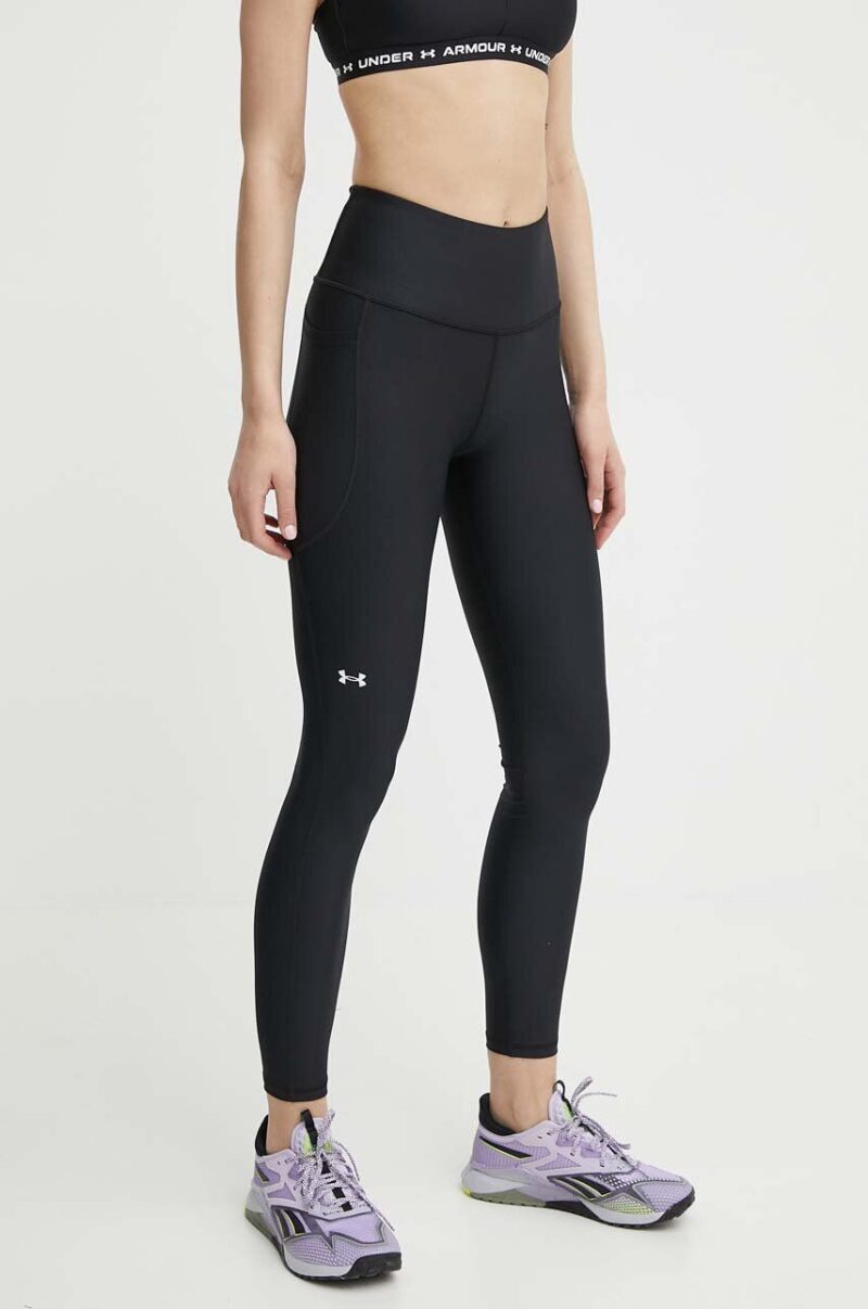 Under Armour leggins de antrenament HG Armour HiRise culoarea negru