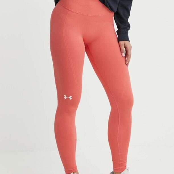 Under Armour leggins de antrenament Train culoarea portocaliu