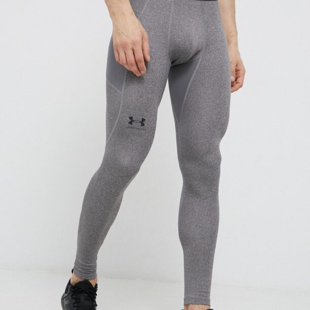 Under Armour leggins de antrenament culoarea gri