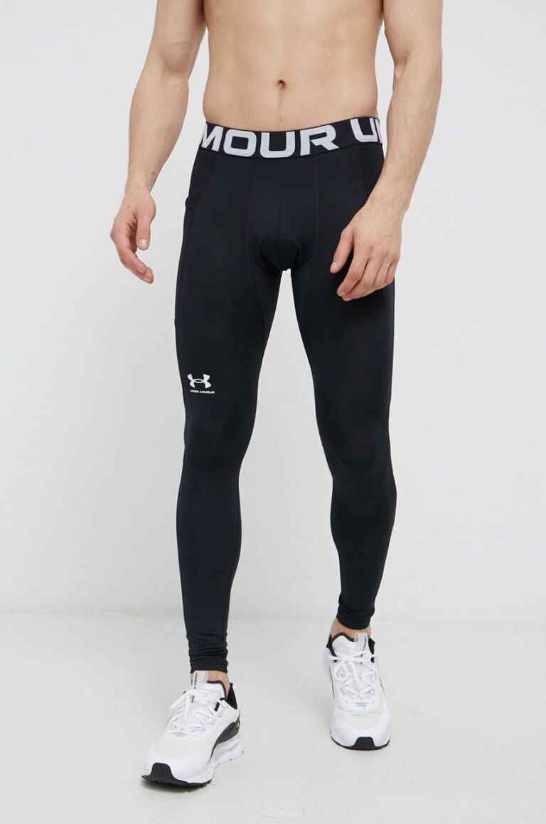 Under Armour leggins de antrenament culoarea negru