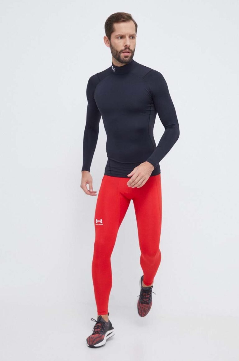 Under Armour leggins de antrenament culoarea rosu