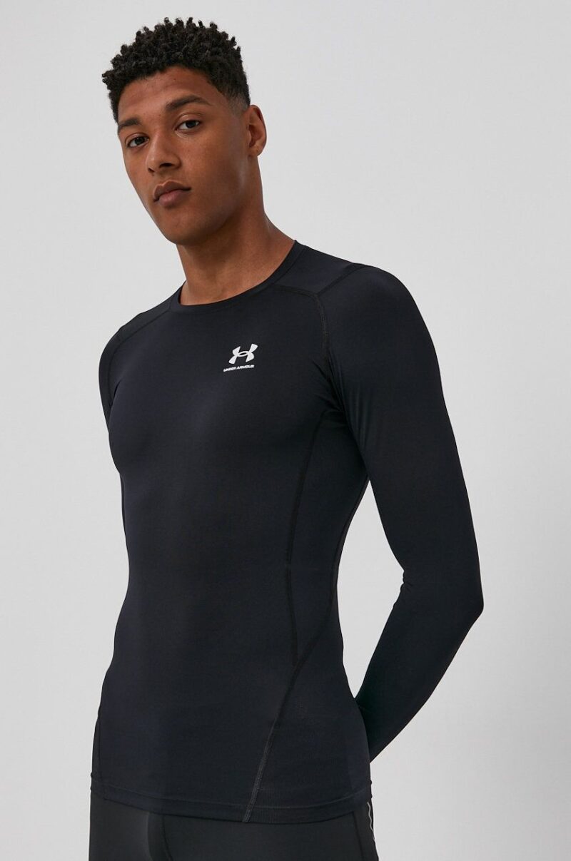 Under Armour mânecă lungă de antrenament culoarea negru