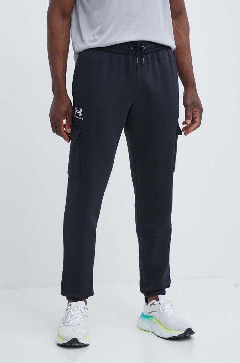 Under Armour pantaloni de trening Essential culoarea negru