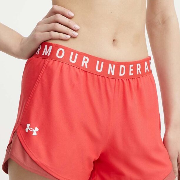 Under Armour pantaloni scurți de antrenament Play Up 3.0 culoarea rosu