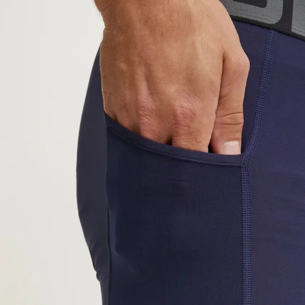 Under Armour pantaloni scurți de antrenament culoarea albastru marin preţ