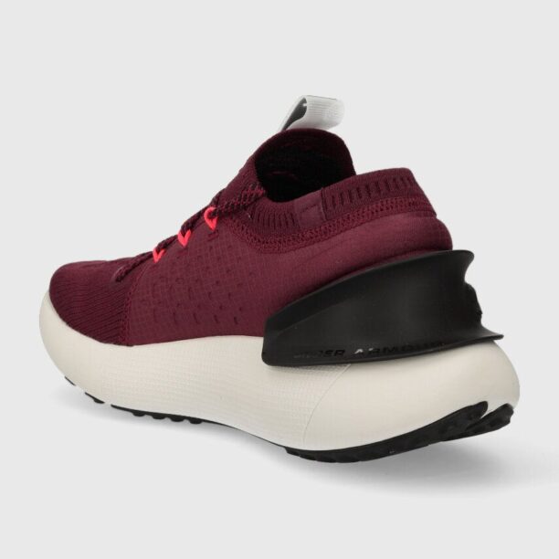 Under Armour pantofi de alergat HOVR Phantom 3 culoarea bordo preţ