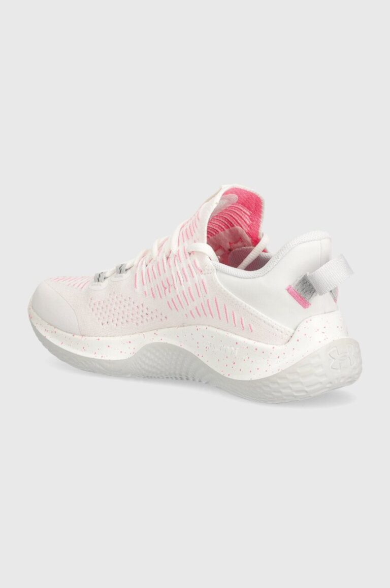 Under Armour pantofi de antrenament Flow Dynamic IntelliKnit culoarea alb preţ