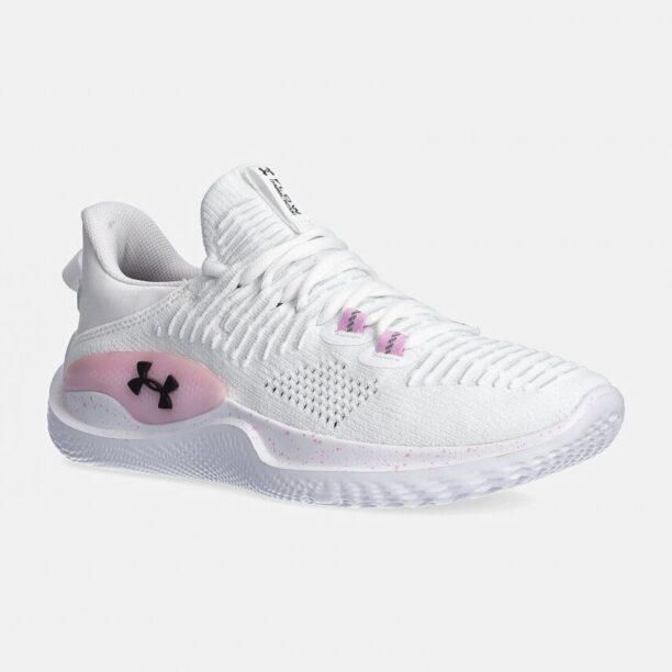 Under Armour pantofi de antrenament Flow Dynamic IntelliKnit culoarea alb