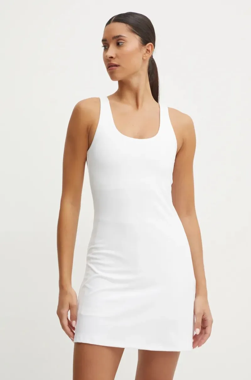 Under Armour rochie sport Motion culoarea alb