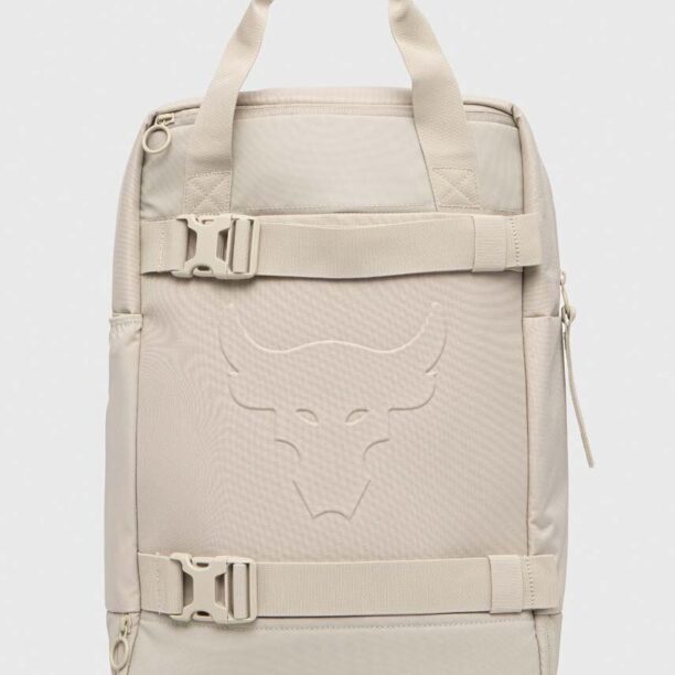 Under Armour rucsac Project Rock culoarea bej