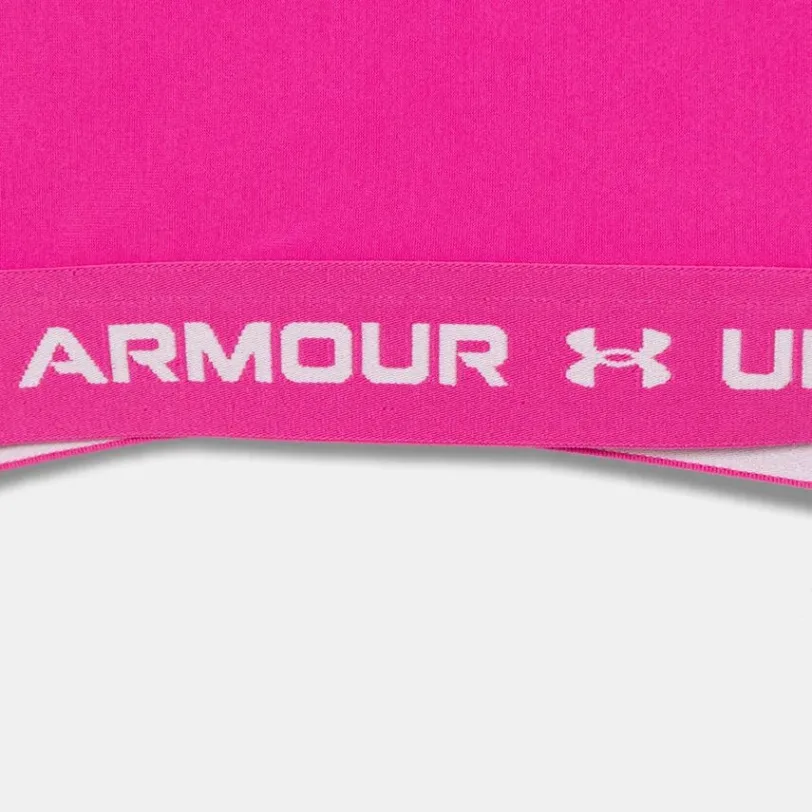 Under Armour sutien sport fete culoarea roz preţ
