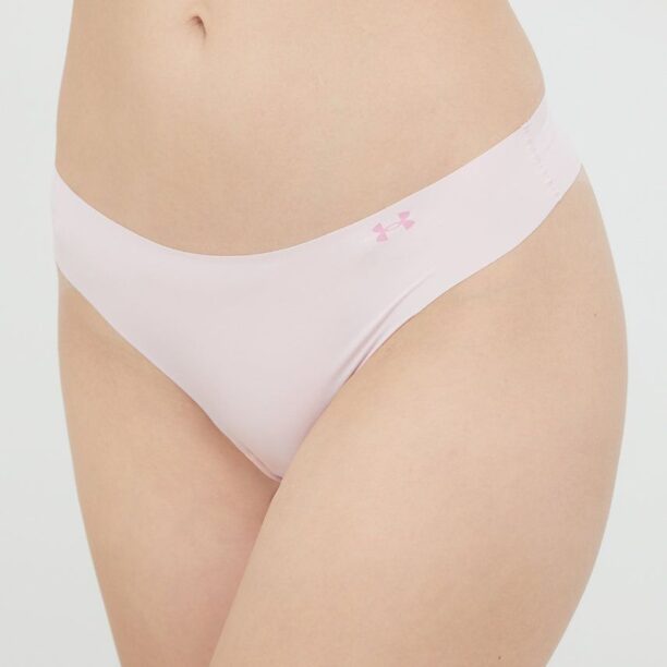 Under Armour tanga (3-pack) culoarea roz preţ