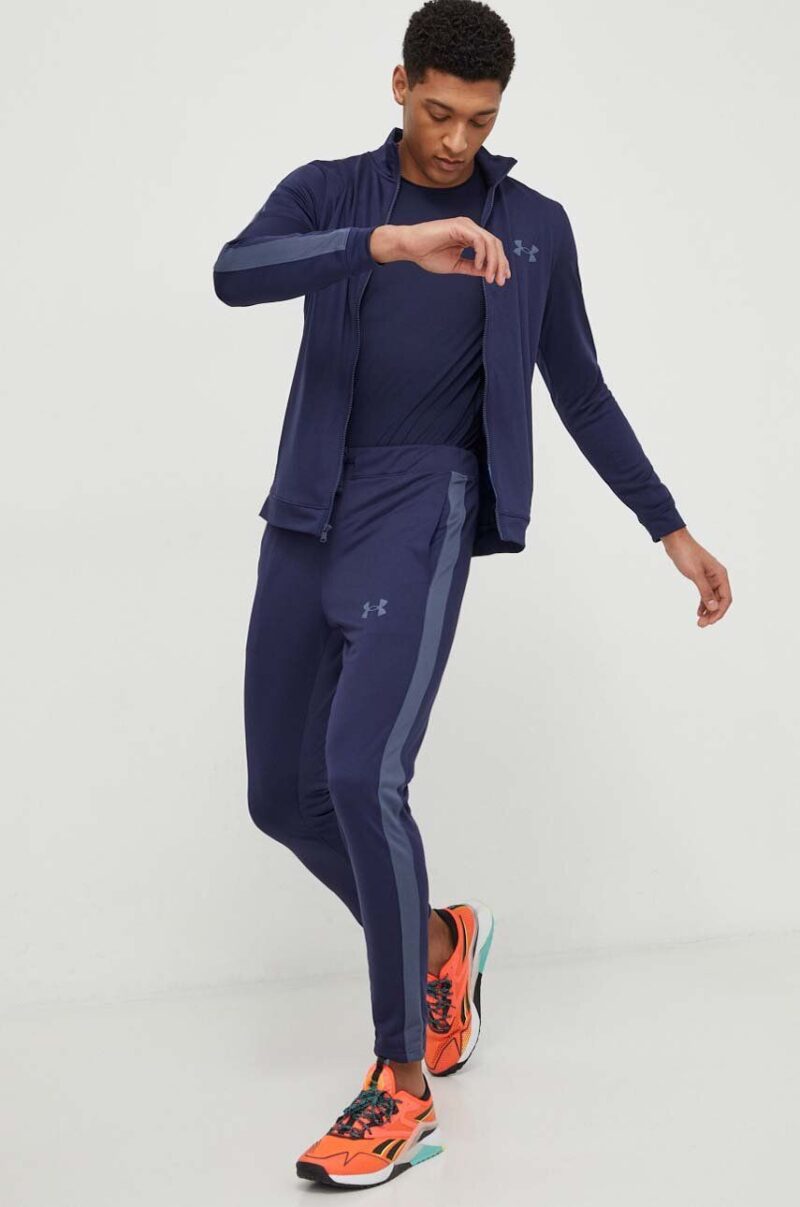 Under Armour trening sport Knit Track Suit culoarea albastru marin