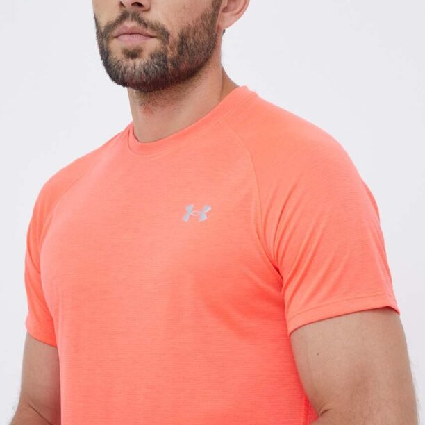 Under Armour tricou de alergare culoarea rosu