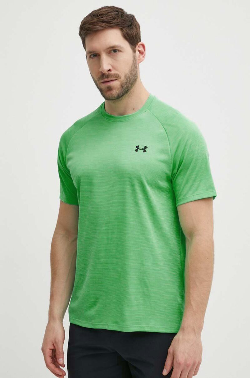 Under Armour tricou de antrenament Tech Textured culoarea verde