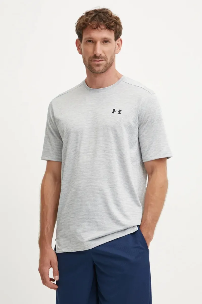 Under Armour tricou de antrenament Tech Vent culoarea gri