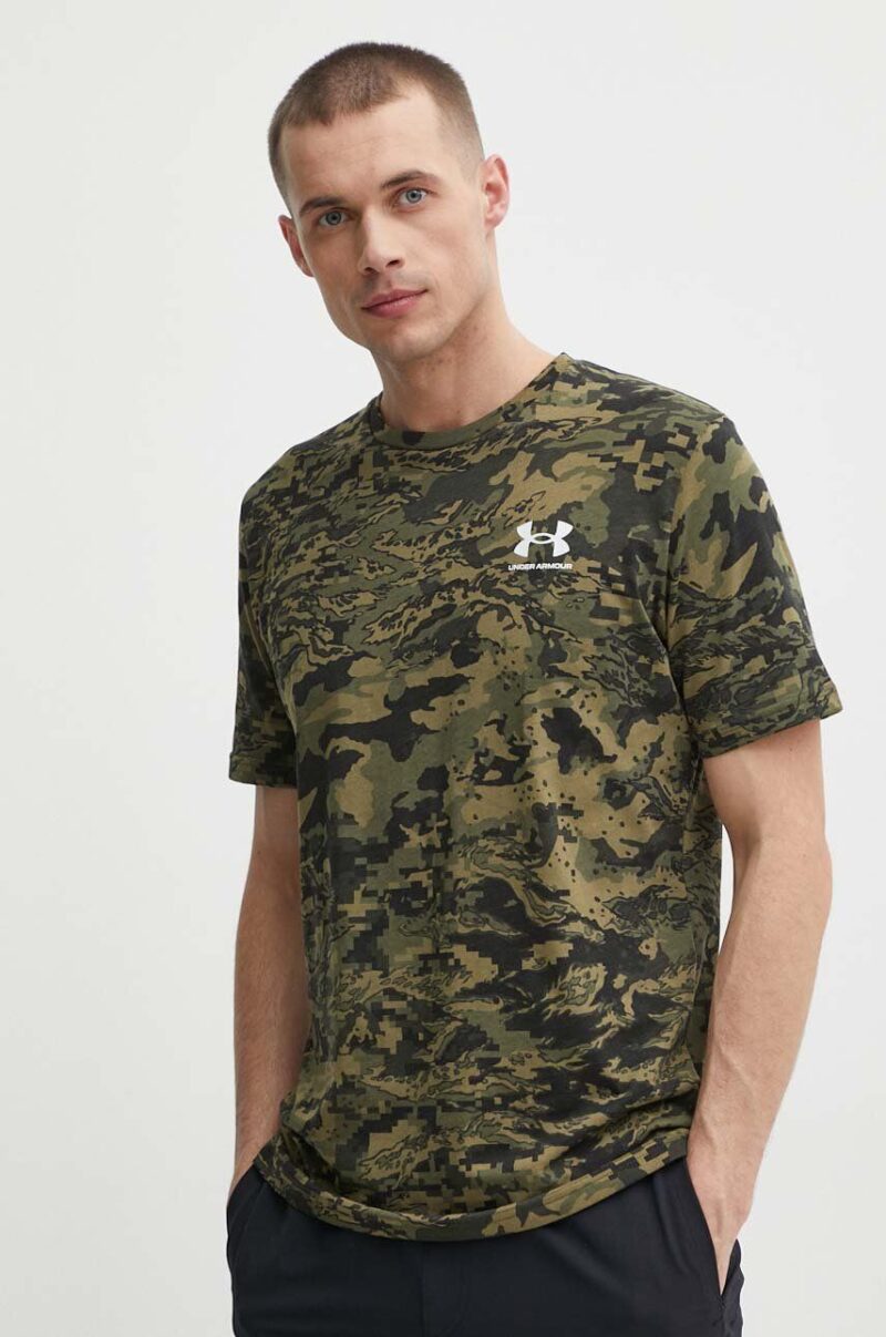 Under Armour tricou de antrenament culoarea verde