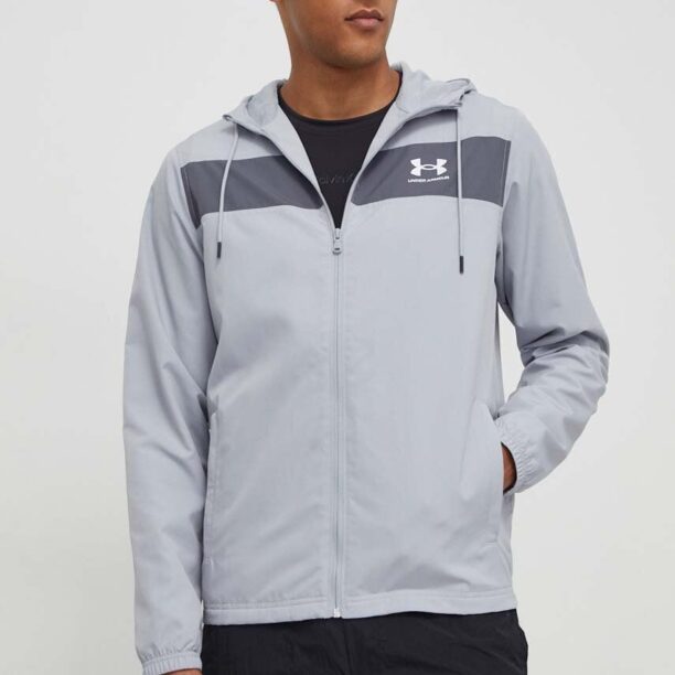 Under Armour windbreaker culoarea gri