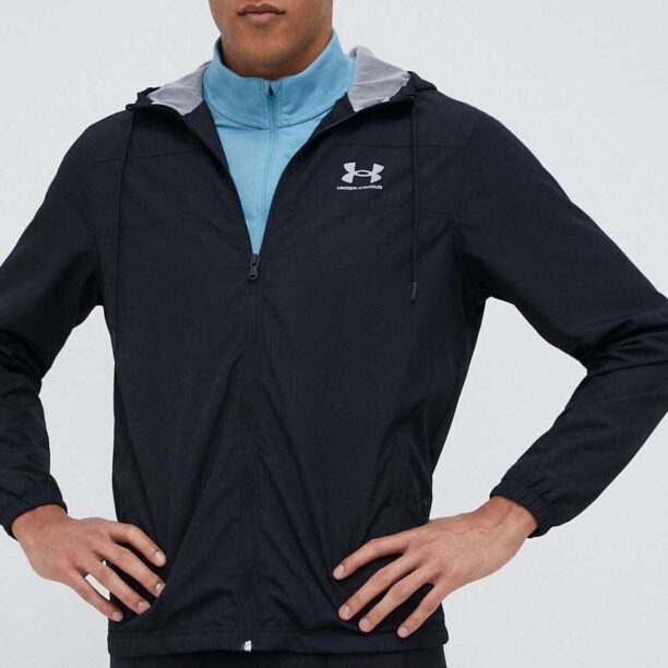 Under Armour windbreaker culoarea negru