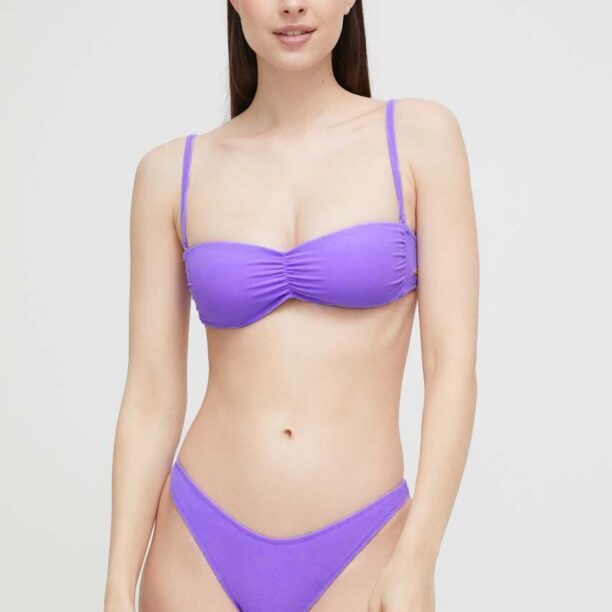 United Colors of Benetton bikini brazilieni culoarea violet preţ