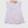 United Colors of Benetton bluza de in pentru copii culoarea violet