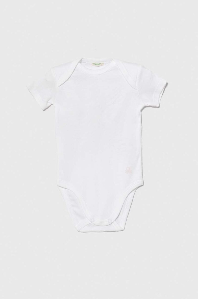 United Colors of Benetton body din bumbac pentru bebelusi 3-pack preţ