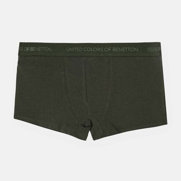 United Colors of Benetton boxeri 2-pack culoarea gri preţ