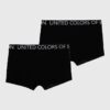 United Colors of Benetton boxeri copii 2-pack culoarea negru