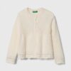 United Colors of Benetton cardigan din bumbac pentru copii culoarea bej