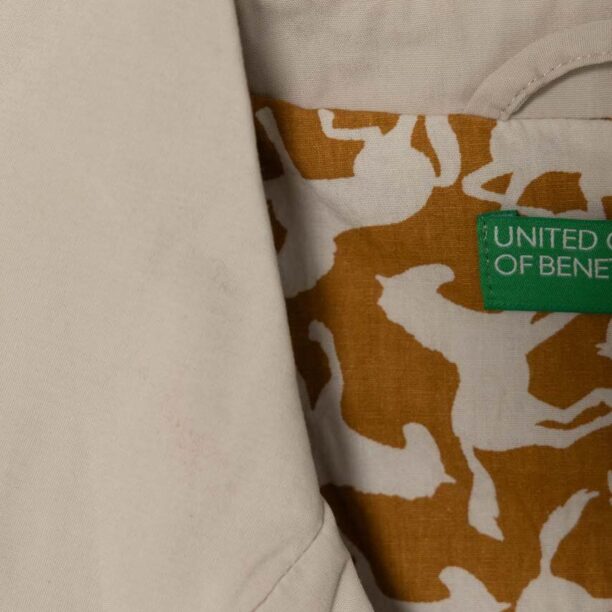 United Colors of Benetton palton copii culoarea bej preţ