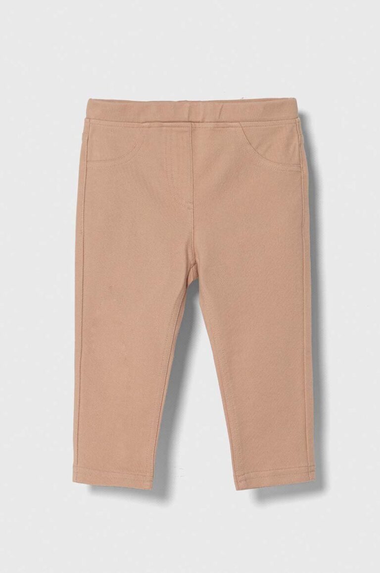 United Colors of Benetton pantaloni copii culoarea roz