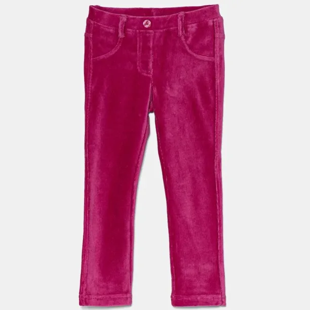 United Colors of Benetton pantaloni copii culoarea roz