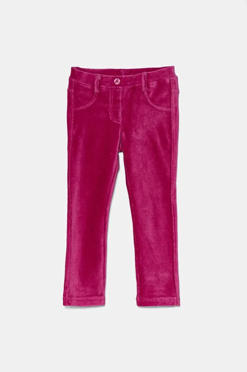 United Colors of Benetton pantaloni copii culoarea roz