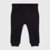 United Colors of Benetton pantaloni de trening din bumbac pentru copii culoarea negru