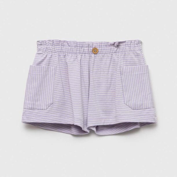 United Colors of Benetton pantaloni scurti copii culoarea violet